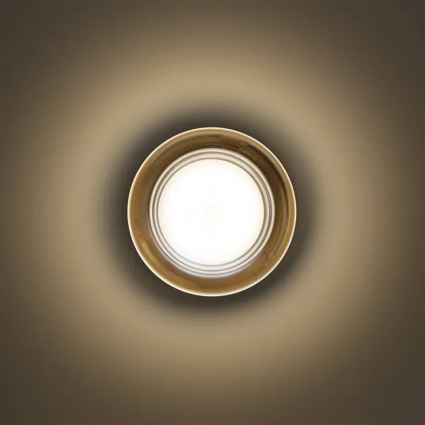Ideal Lux - LED kúpeľňové stropné svietidlo LOLLY 1xGX53/9W/230V Ø 10,5 cm zlaté/dymové