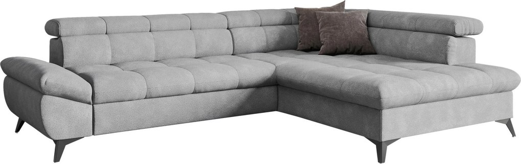 XXXLutz SEDACIA SÚPRAVA, textil, sivá Welnova - Sedačky - 000552043601