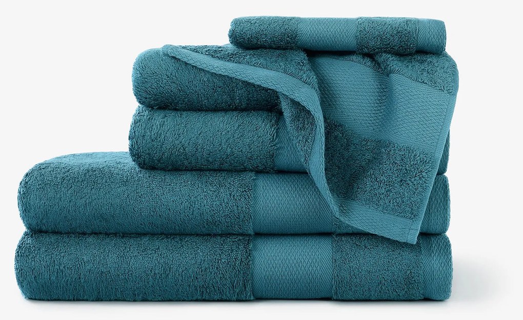 Goldea bambusový uterák/osuška - petrolejový 70 x 140 cm