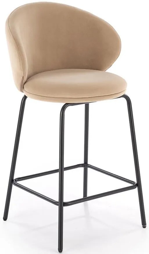 Barová Stolička H121 béžová/čierna
