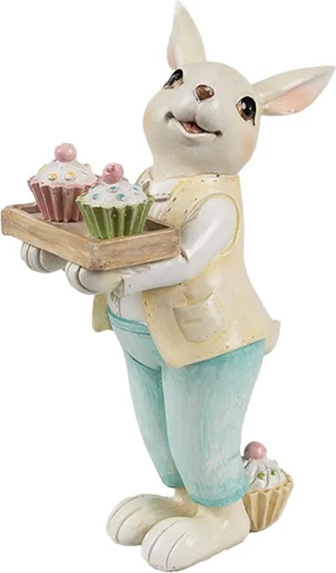 Dekorácia králiček nesúci muffiny - 11*6*16 cm