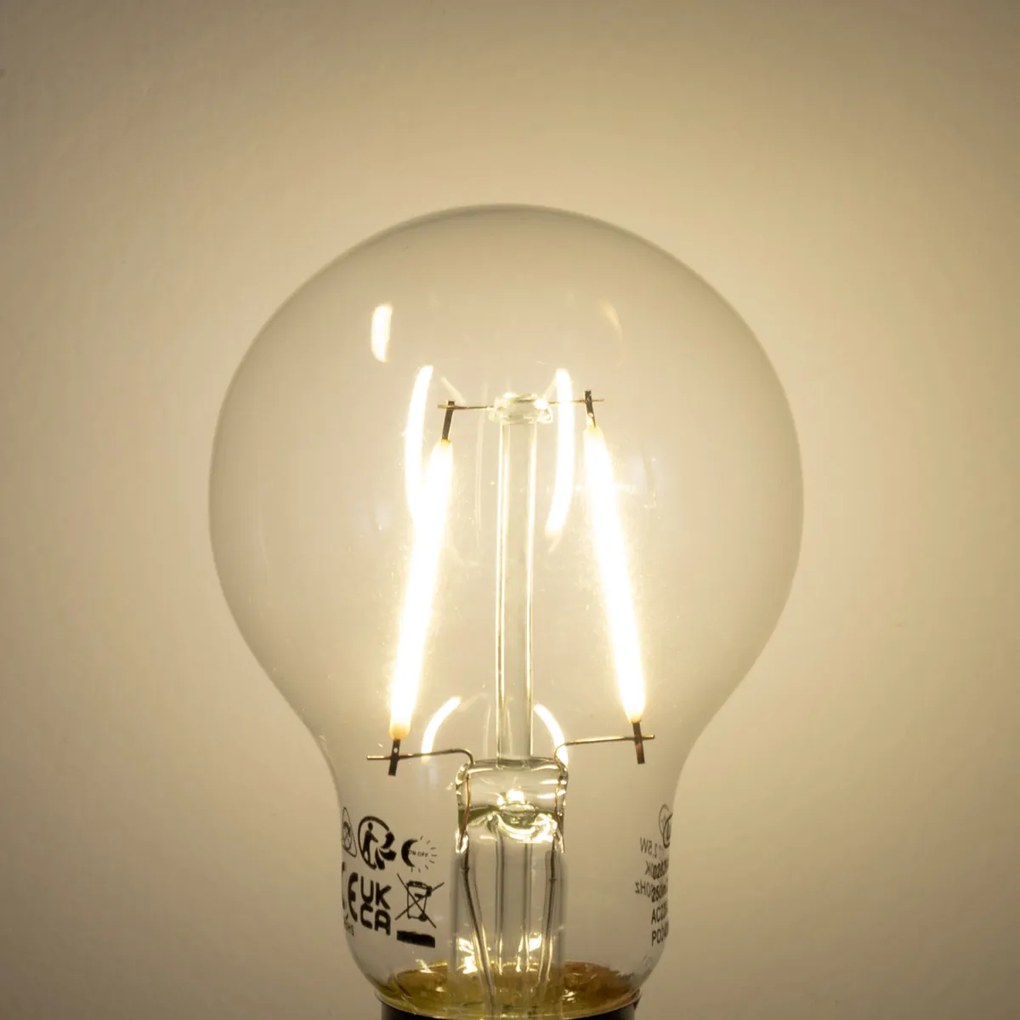 Sada 5 LED žiaroviek E27 A60 so senzorom súmraku 2,5W 250 lm 3000K