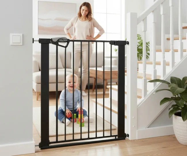 Bezpečnostná zábrana GUARDY na schody, čierna