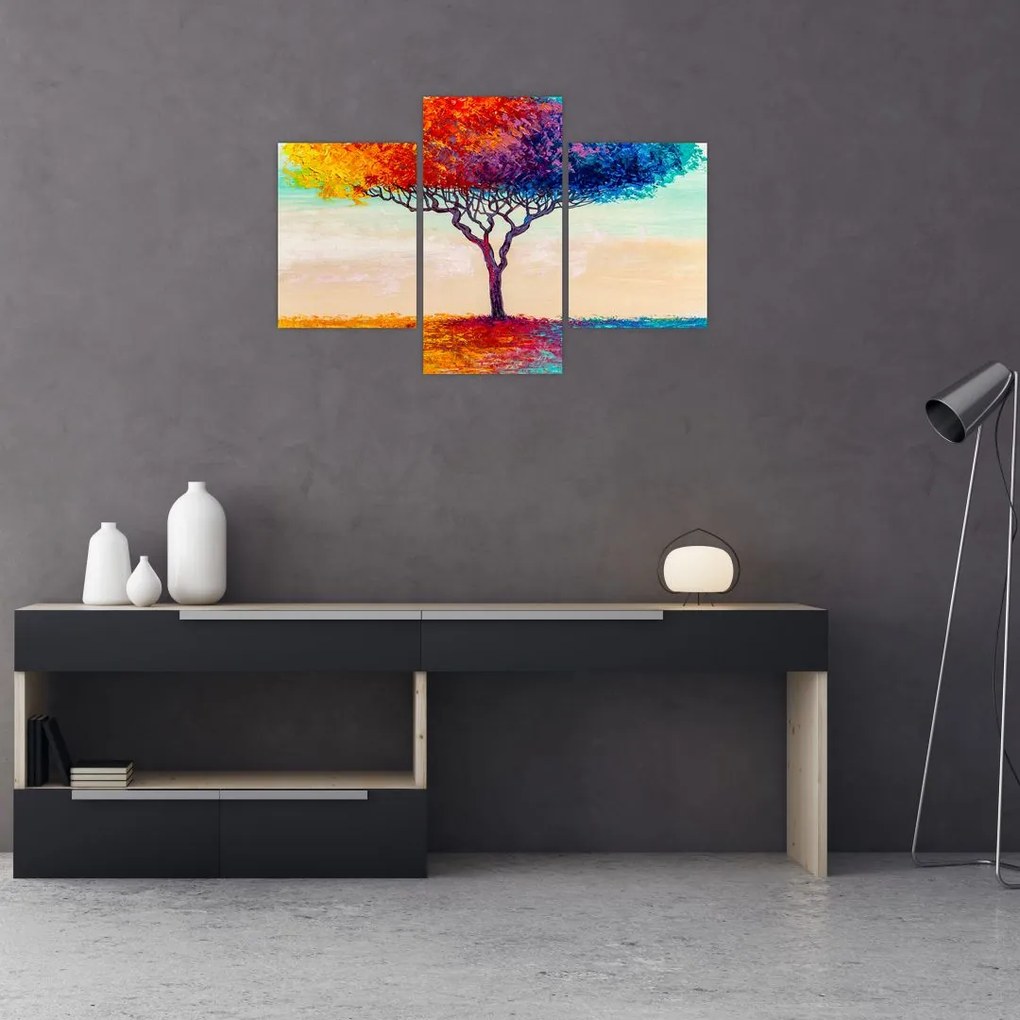 Obraz maľovaného stromu (90x60 cm)