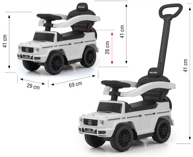Odrážadlo MERCEDES G350d autíčko biele
