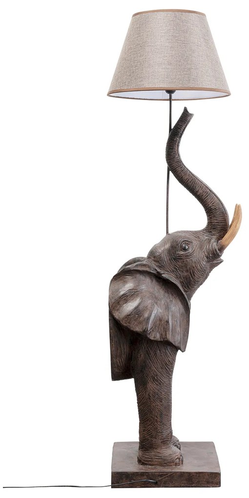 Elephant Animal stojacia lampa hnedá