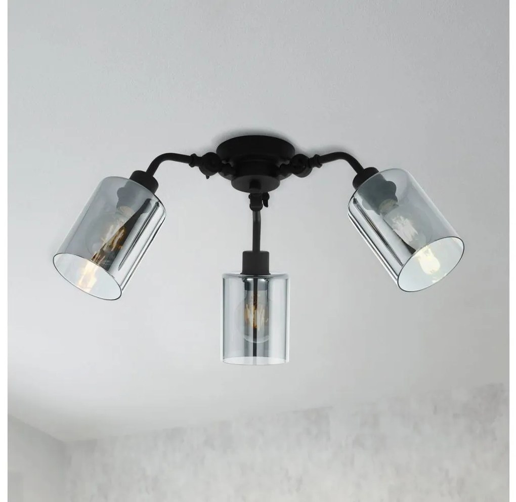 Eglo 43308 - Prisadený luster FORESTBURG 3xE27/40W/230V