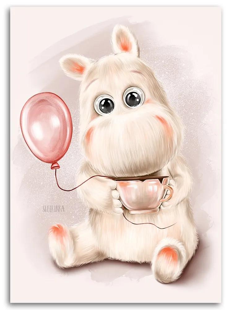 Gario Obraz na plátne Ružový balón tvor - Svetlana Gracheva Rozmery: 40 x 60 cm