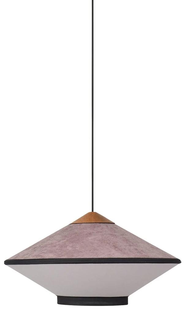Forestier Cymbal S závesná lampa 50 cm ružová