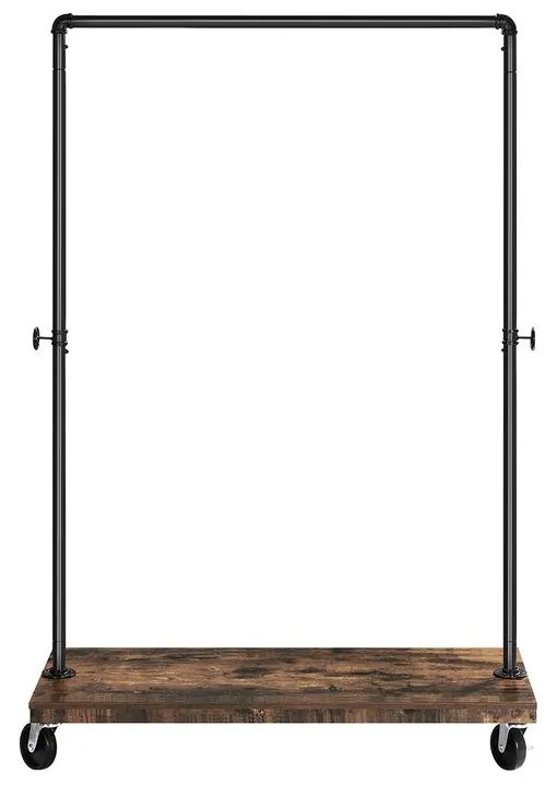 VASAGLE Vešiakový stojan na kolieskach SONGMICS HSR65BX