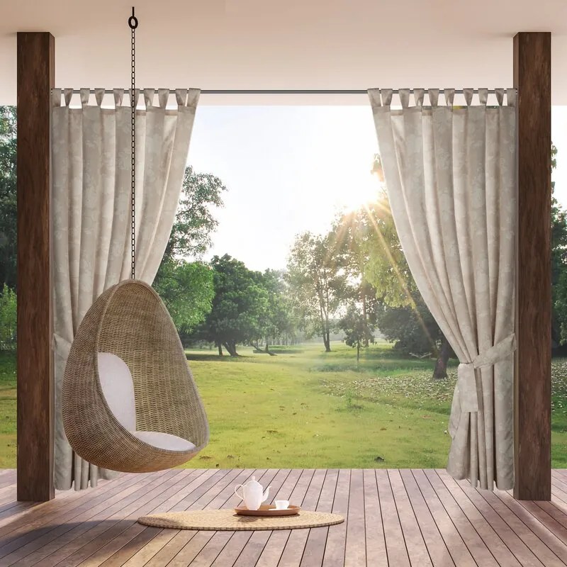 Dekorstudio Záhradný záves s potlačou GARDEN 15 na putkách Rozmer závesu: 155x240cm