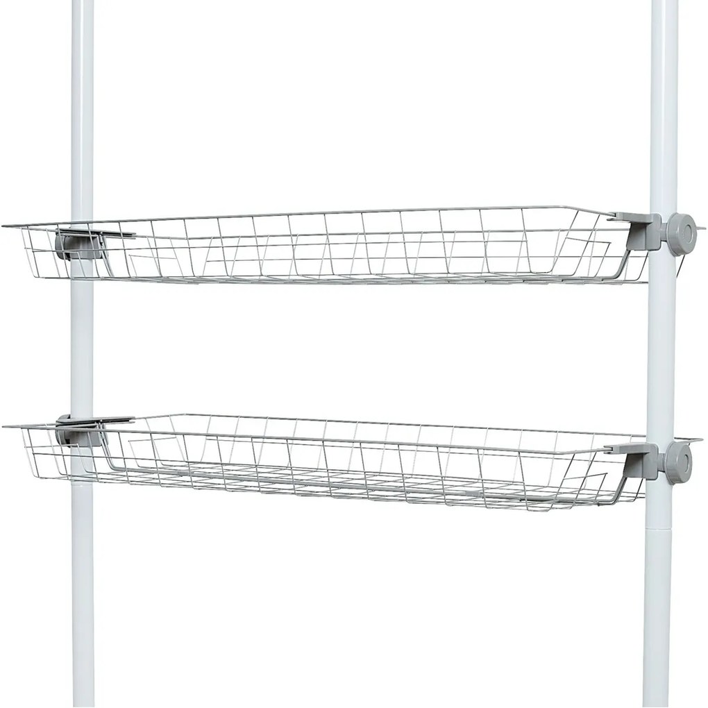 Wenko Sada 2 drôtených košov Herkules, biele