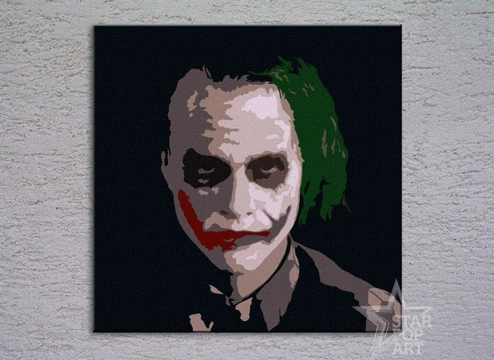 Ručne maľovaný POP Art obraz JOKER | rôzne rozmery