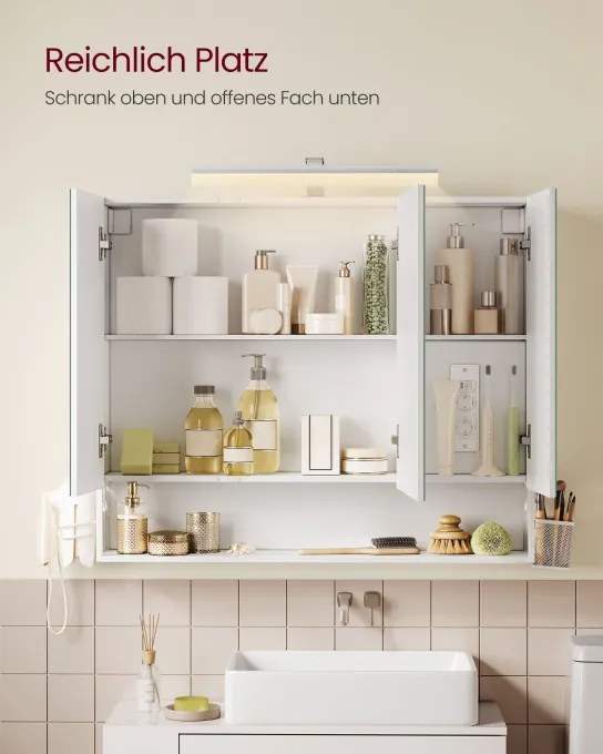 Zrkadlová skrinka BBK136W01