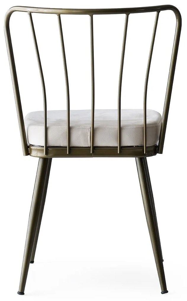 Súprava 4 ks jedálenských stoličiek Yildiz hnedá/béžová