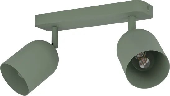 Eglo 44133 - Bodové svietidlo TILSTON 2xE14/40W/230V zelené