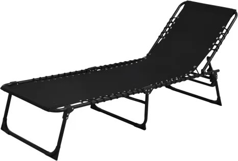 Záhradné lehátko Bielfeld, čierne%