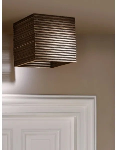 Ledvance - Stropné svietidlo DECOR CARDBOARD 1xE27/15W/230V 25x25 cm