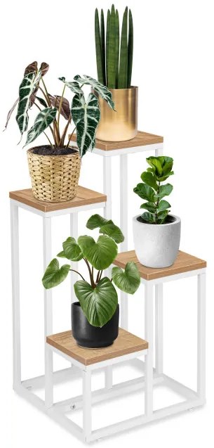 Stojan na kvety MORGEN CRAFT biely