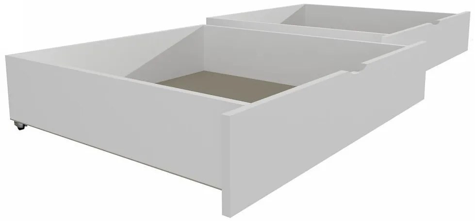 Šuplíky pod posteľ z masívu borovice 200 cm - 2 ks