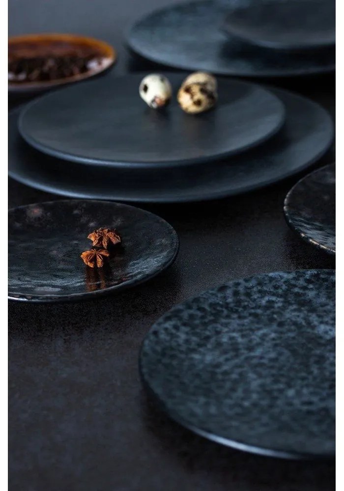 Sivá kameninová tácka Costa Nova Roda Mimas, ⌀ 16 cm