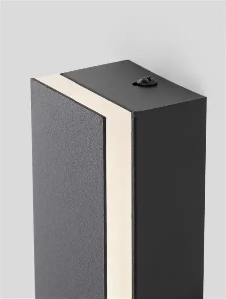 LED nástenné svietidlo Colby 12W 5 čierne