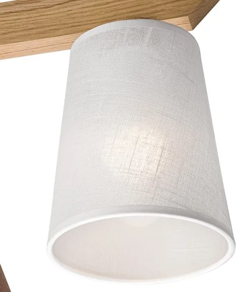 Prisadený luster ANTONIO 3xE14/40W/230V dub