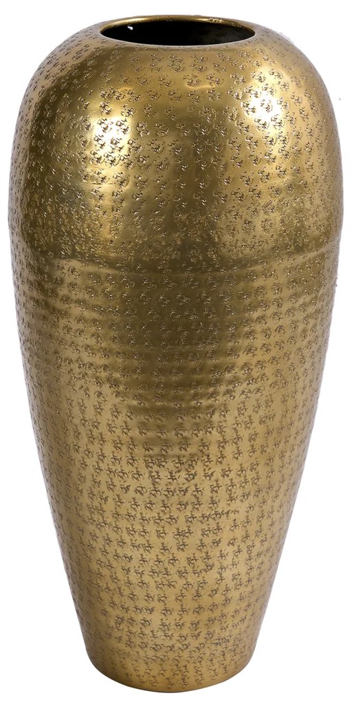 Váza Arga Orient50cm zlatá tepaná