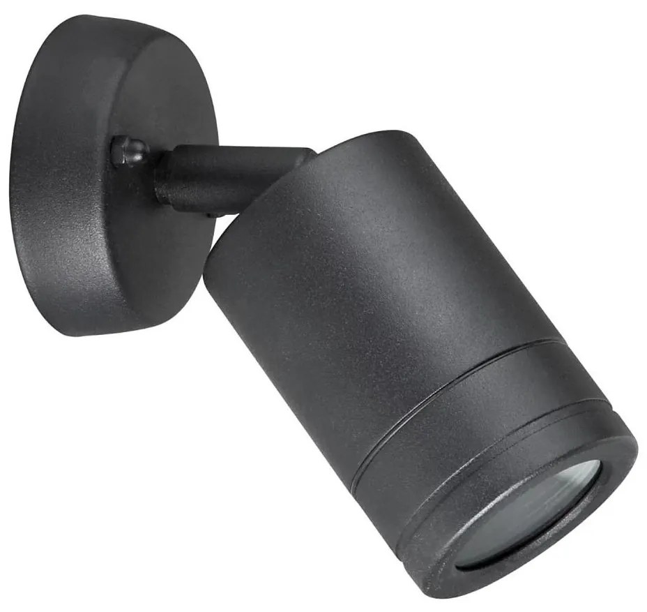 Vonkajšie nástenné svietidlo OLIMP 2 1xGU10/8W/230V IP44 čierna