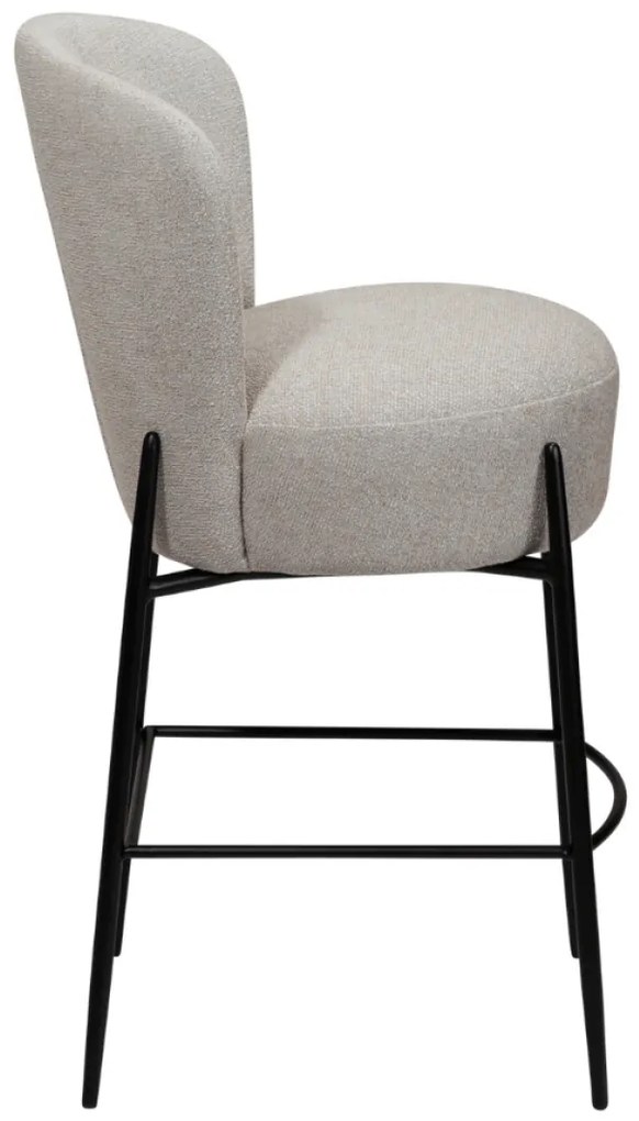 ORBIT ČALÚNENÁ BAROVÁ STOLIČKA cashmere bouclé/black