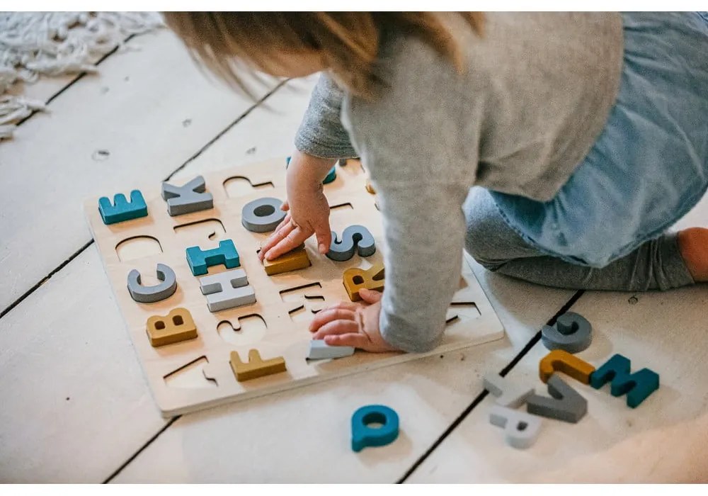 Drevené vkladacie puzzle (počet dielikov 25) Caspar – Kindsgut
