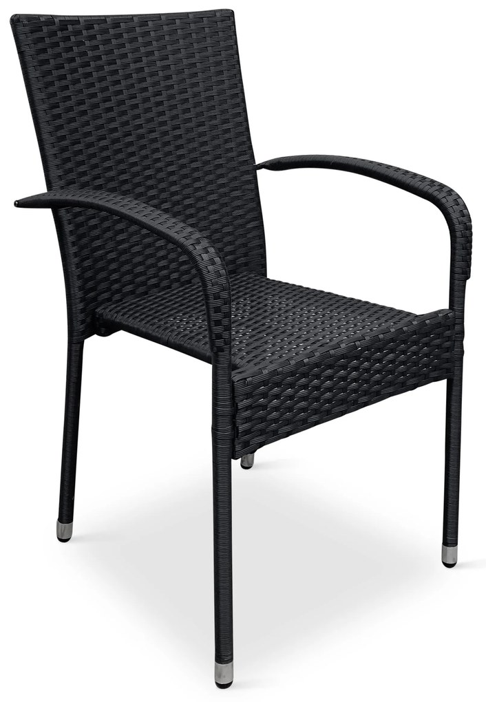 Noela Balkónový set Ristorante + 2x ratanová stolička Paris