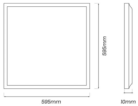 LED Panel LED/40W/230V 4000K 60x60 cm