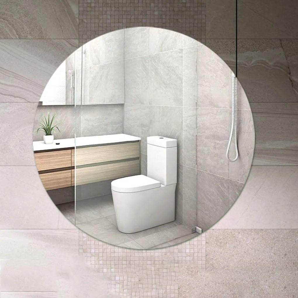 Tutumi, okrúhle zrkadlo bez rámu 50cm MR050, HOM-03697