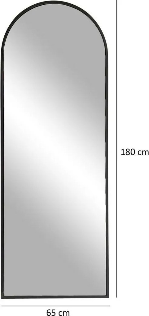 Zrkadlo Portal Matte Black