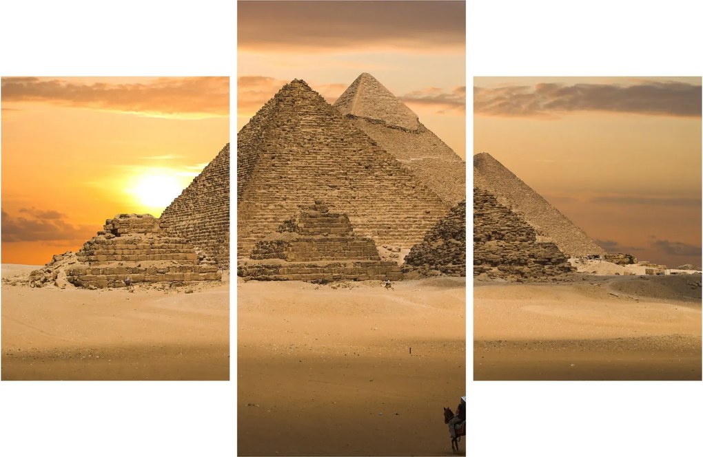 Obraz - Pyramídy (90x60 cm)
