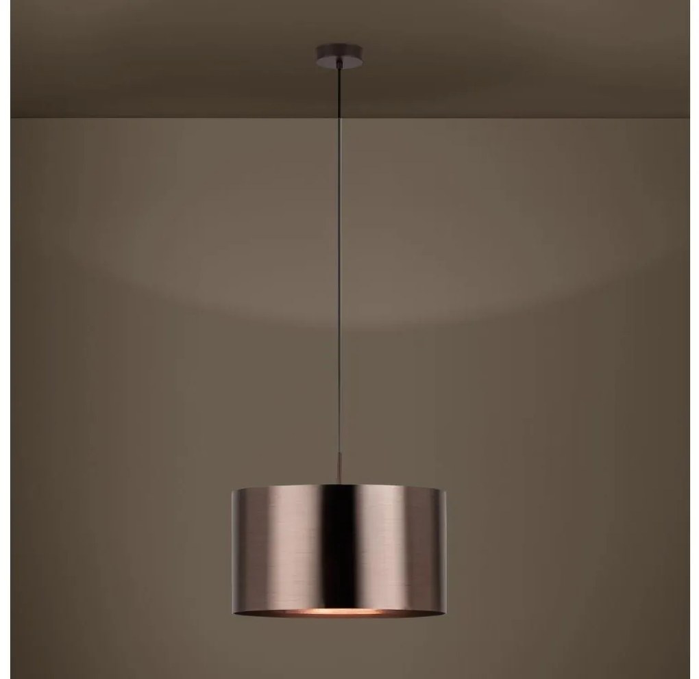 Eglo 39356 - Luster na lanku SAGANTO 1 1xE27/60W/230V medená