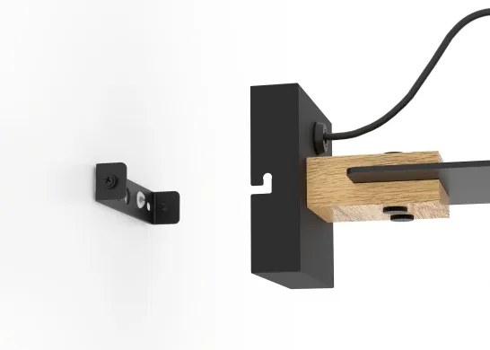 Eglo 43753 - Nástenné svietidlo BRAMERTON 1xE27/40W/230V