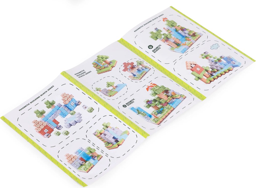 MULTISTORE Magnetické kocky 88 dielov – farebná stavebnica pre deti 3+