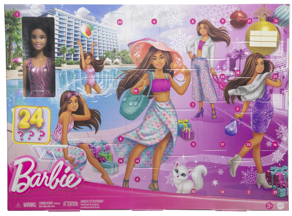 Barbie Adventný kalendár Barbie/Hot Wheels (adventný kalendár Barbie)  (100367854)