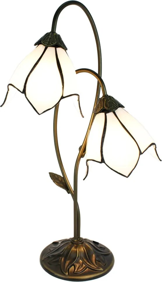 Nástěnná lampa Tiffany Brown 35*18*61 cm E14/max 2*25W - 35*18*61 cm E14/max 2*25W
