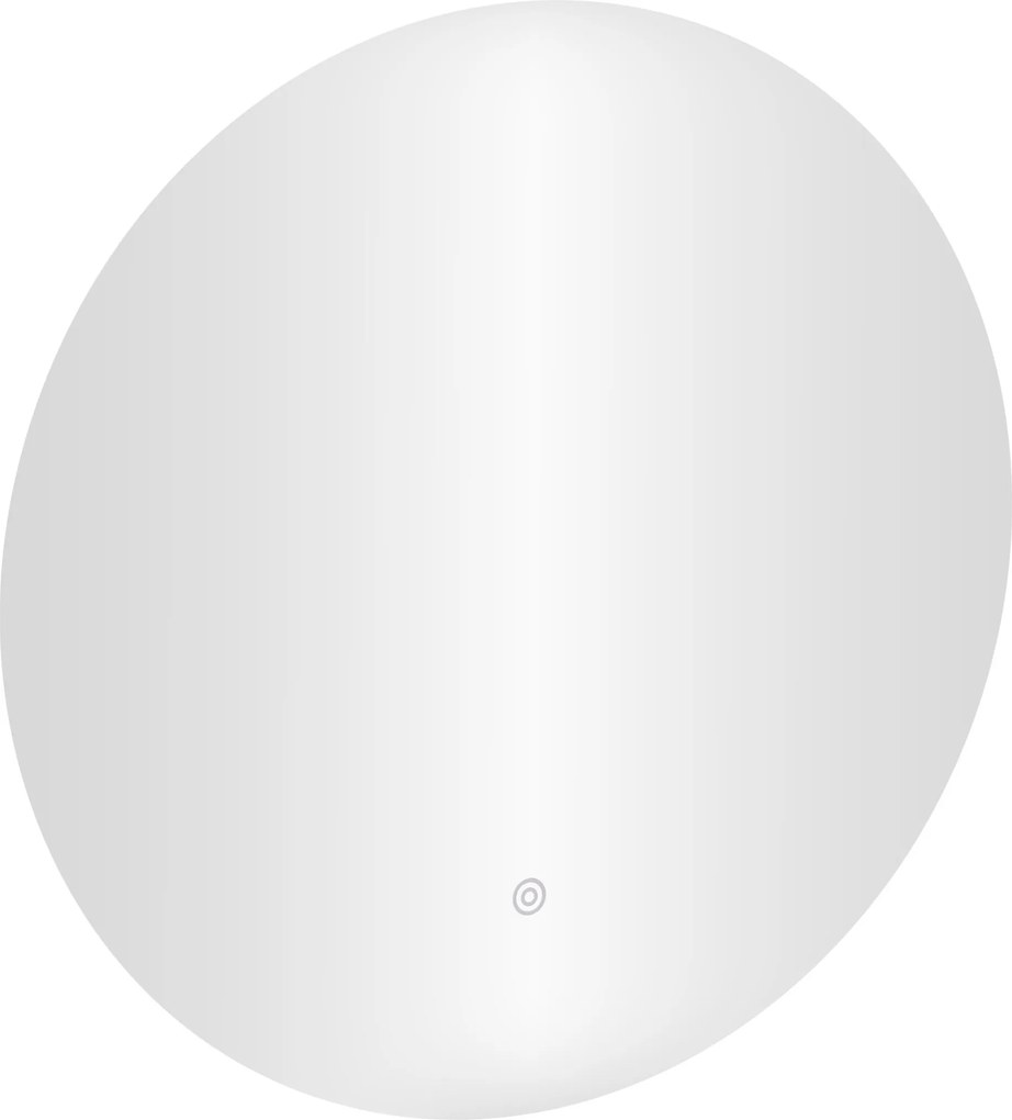 Kulaté LED zrcadlo SISI 80 cm čiré