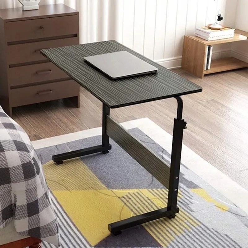 Mobilný stolík pod notebook, tablet alebo knihu 80 x 40 cm čierna