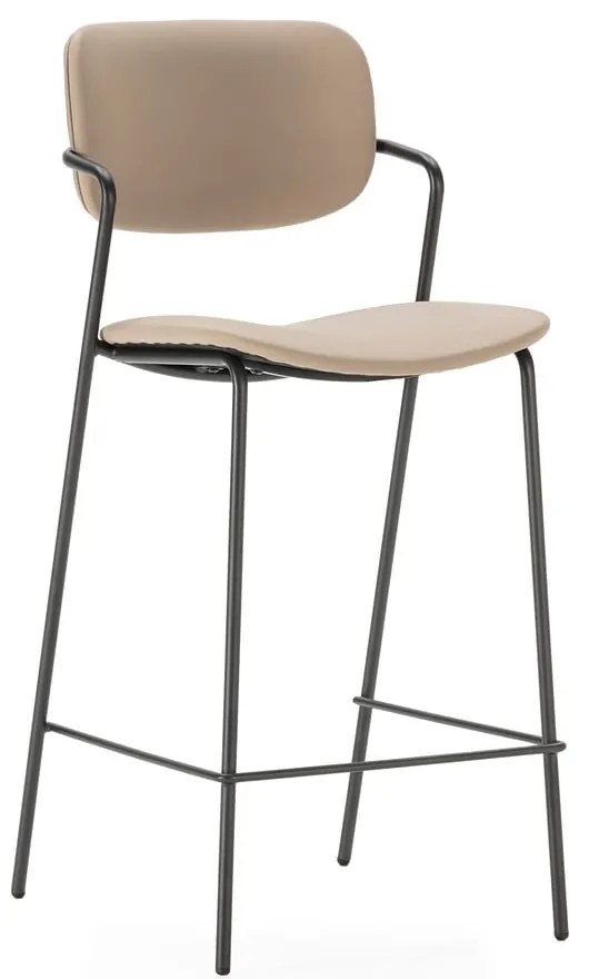 Béžové barové stoličky v súprave 2 ks (výška sedadla 68 cm) Maika – Marckeric