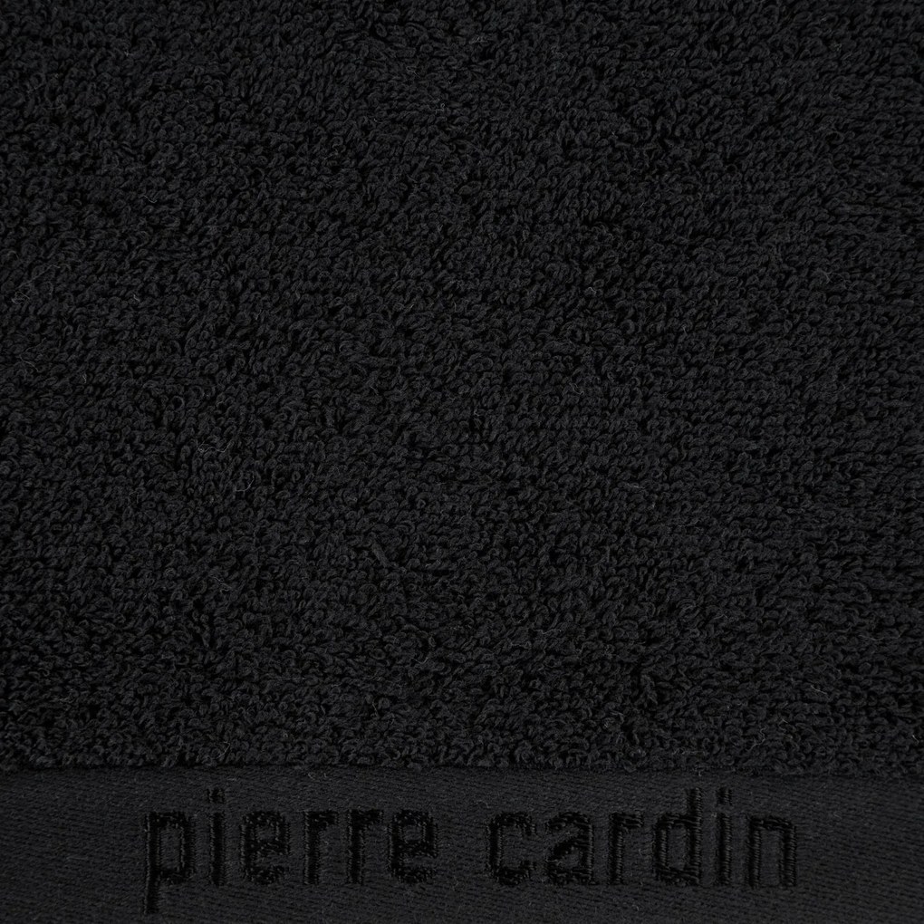 BAVLNENÝ UTERÁK PIERRE CARDIN EVI 70X140 CM ČIERNA