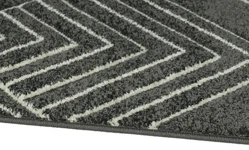 Koberce Breno Kusový koberec PORTLAND 58/RT4E, sivá, viacfarebná,133 x 190 cm