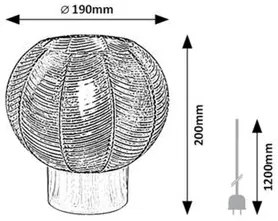 Rabalux MONET stolná lampa 74017
