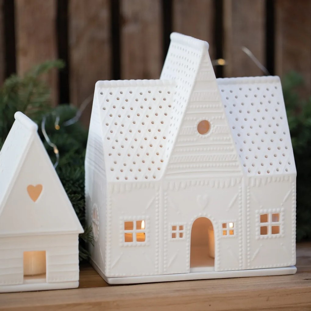 räder Porcelánový svietnik Gingerbread House Large
