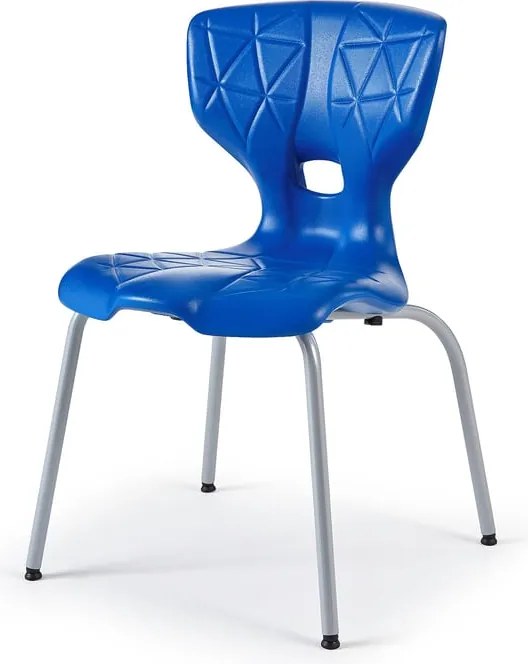 Školská stolička ALDA I, výška 460 mm, modrá