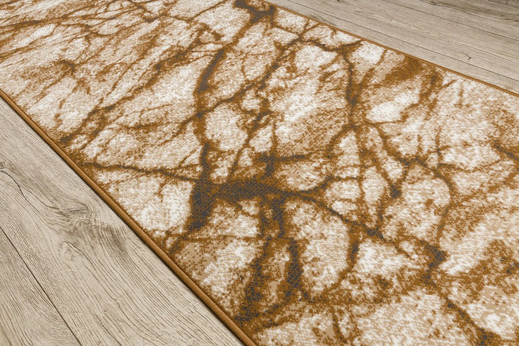 Behúň BCF MORAD Mramor béžový - staré zlato